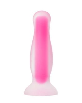 CENSAN Beyond Cain Glow Gece Parlayan Anal Plug , Silikon, şeffaf, 10 cm