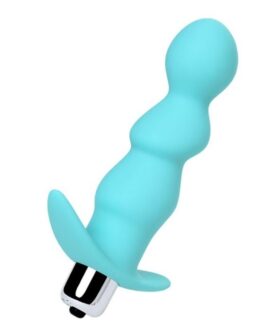 Censan Bland Anal Vibratör Plug Mavi 12 cm