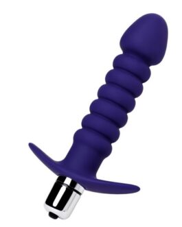 Censan Condal anal vibratör suya dayanıklı Mor, 14 cm