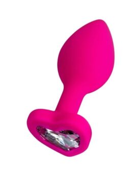 Censan Diamond Heart Anal Plug Pembe 7 cm 18 g