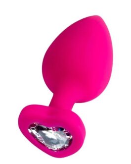 Censan Diamond Heart Anal Plug Pembe 9,5