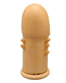 CENSAN Extender Cap Sitabella Penis Kılıfı, 3.5 inç, antenli, lateks