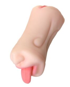 Censan Juicy Pussy Masturbator Realistik Fruity Tongu, Agiz ve Vajina TPE Ten 19 cm