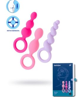 Censan Satisfyer Booty Call (set of 3) Anal Plug Seti