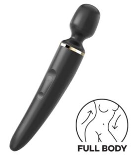 Censan Satisfyer Wand-er Woman Black Vibratör 34cm