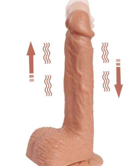 Hill İleri Geri Hareketli Şarjlı Titreşimli Gerçekçi Dildo 21 cm