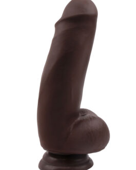 Lecher Kikirdakli  Gerçekçi Dildo – 18cm Zenci