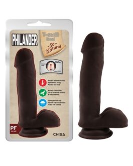 Philander Melez 18cm Kikirdakli Gerçekçi Dildo