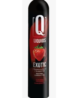 Q Liquids Exotic Çilek Aromali 125 ML Su Bazli Kayganlastirici Jel